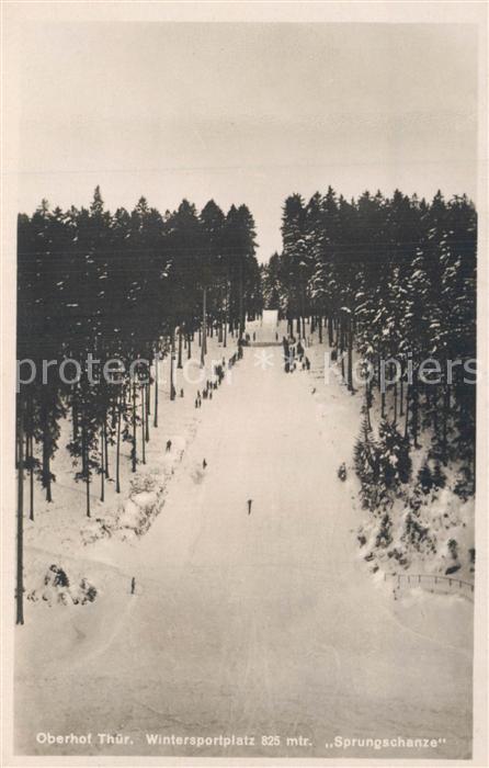 Oberhof Thueringen Wintersportplatz Sprungschanze