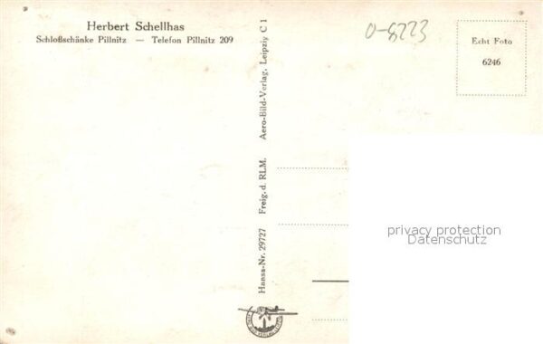 Pillnitz Fliegeraufnahme Lustschloss – Bild 2