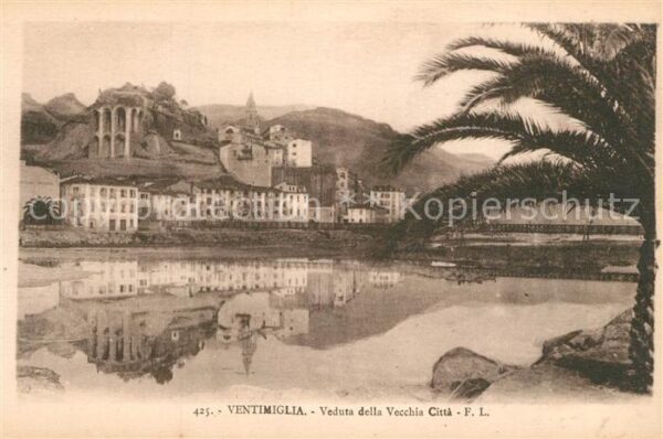 Ventimiglia Liguria Veduta della Vecchia Citta