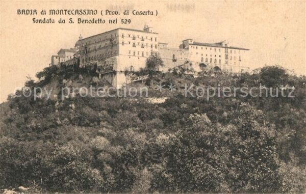 Montecassino Badia Fondata da San Benedetto