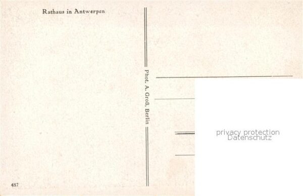 Antwerpen Anvers Rathaus – Bild 2