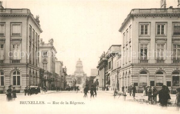 Bruxelles Bruessel Rue de la Regence