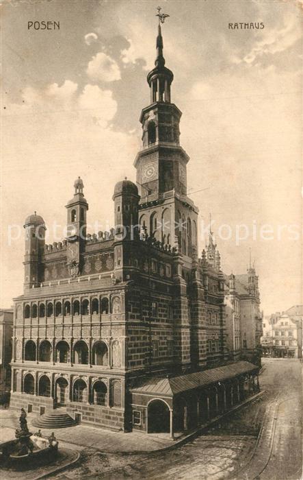 Posen Poznan Rathaus