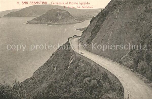 San Sebastian  Pais Vasco ES Cerretera al Monte Igueldo