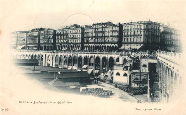 Alger Algerien Boulevard d la Republique