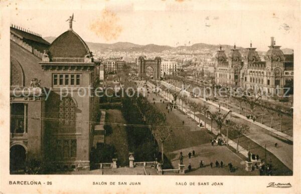 Barcelona Cataluna Salon de San Juan