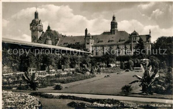 Kolberg Ostseebad Kolobrzeg Rosengarten Kurhaus