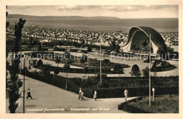 Swinemuende Konzertplatz Strand