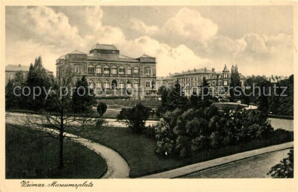 Weimar Thueringen Museumsplatz