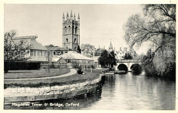 Oxford Oxfordshire Magdalen Tower Bridge