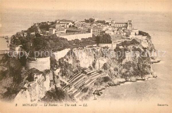 Monaco Le Rocher The rock