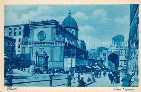 Napoli Neapel Porta Capuana