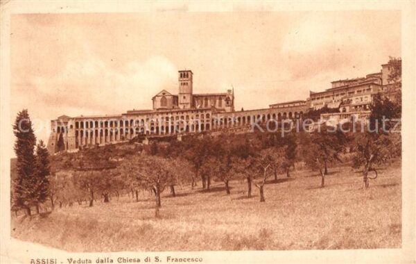 Assisi Umbria Veduta dalla Chiesa di San Francesco