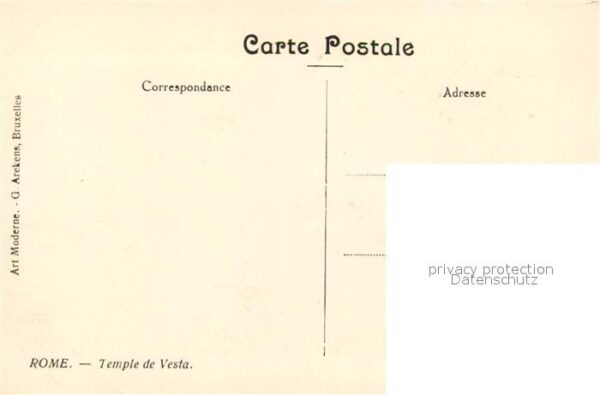 Roma Rom Temple de Vesta – Bild 2