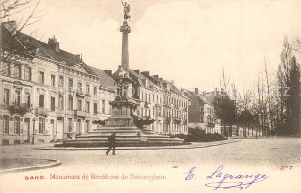 Gand Belgien Monument Kerckhove de Denterghem