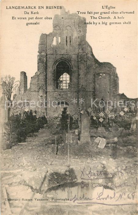 Langemarck Ruinen Eglise
