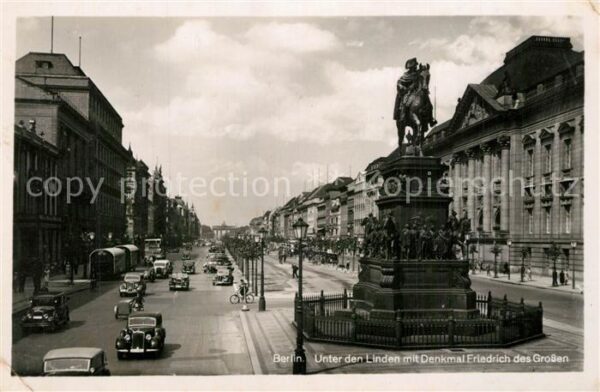 Berlin Unter den Linden Denkmal Friedrich des