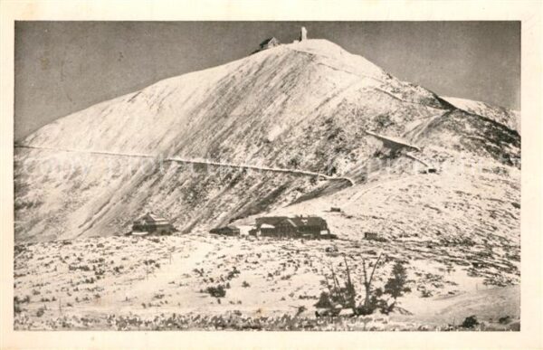Snezka Schneekoppe Krkonosich Winter