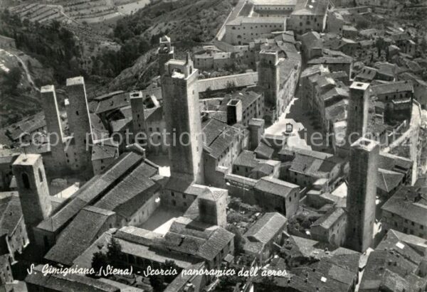 Gimignano Fliegeraufnahme