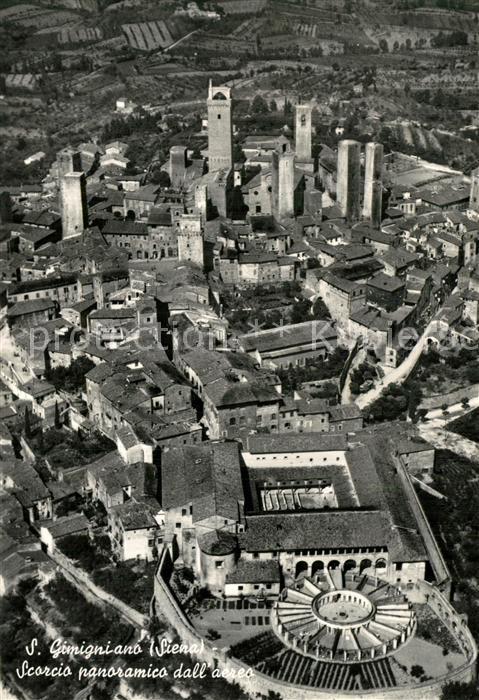 Gimignano Fliegeraufnahme