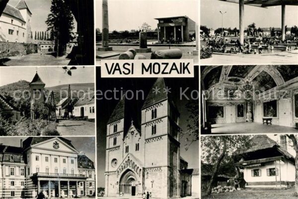 Vas Megye Mosaik Stadtansichten