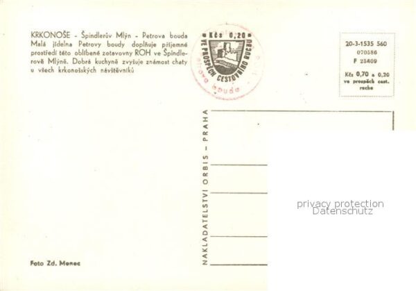 Spindlermuehle Spindleruv Mlyn ROH Speisesaal – Bild 2