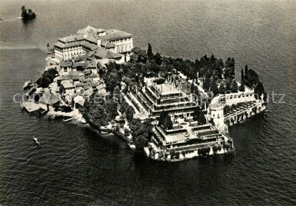 Isola Bella Lago Maggiore Fliegeraufnahme
