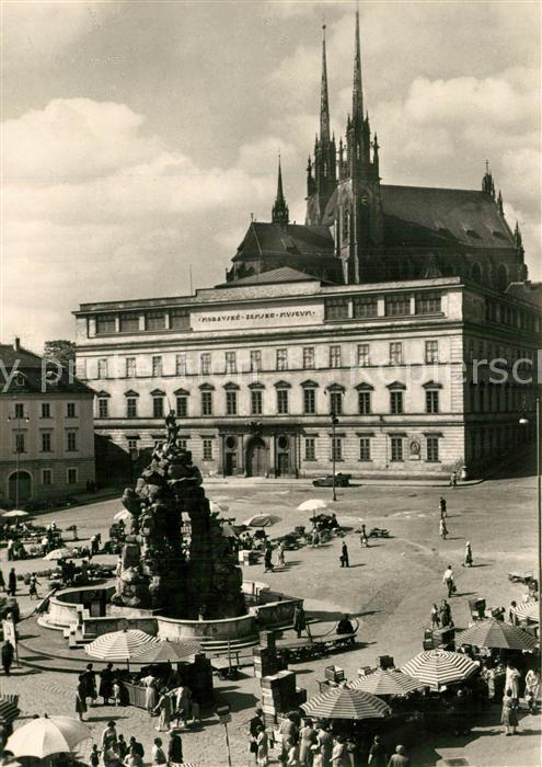Brno Bruenn Rathaus Platz des 25 Februar