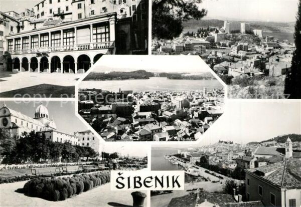 Sibenik Stadtpanoramen
