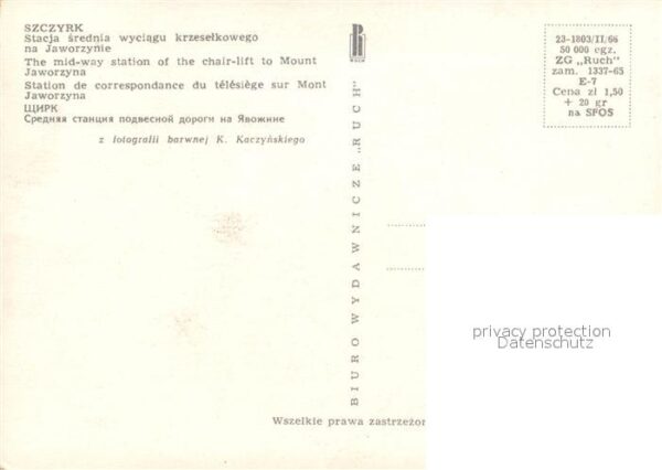 Szczyrk Sessellift Mount Jaworzyna – Bild 2