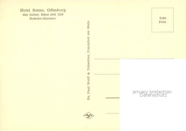Offenburg Hotel Sonne Rokoko Zimmer – Bild 2