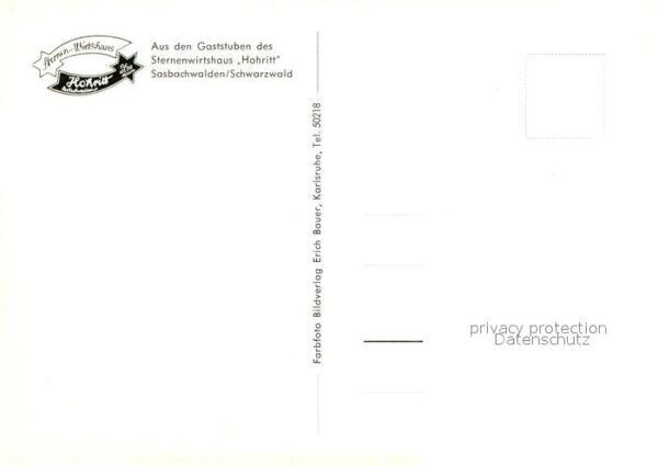 Sasbachwalden Gaststube Sternenwirtshaus Hohritt – Bild 2