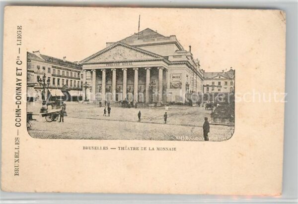 Bruxelles Bruessel Theatre de la Monnaie