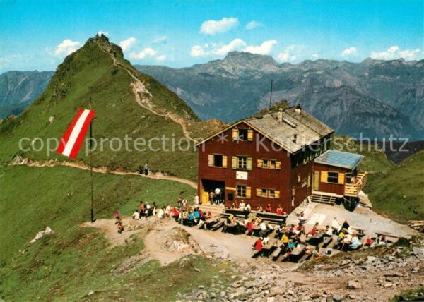 Schruns Vorarlberg Wormser Hütte gegen Rote Wand Alpenpark