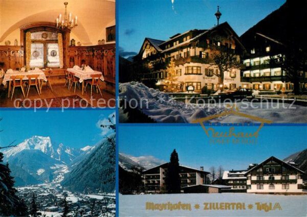 Mayrhofen Zillertal Hotel Neuhaus Panorama Zillertaler Alpe