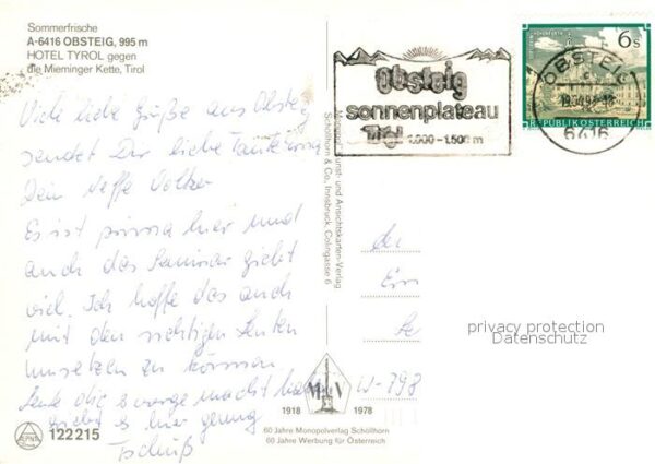 Obsteig Tirol Hotel Tyrol gegen Mieminger Kette – Bild 2
