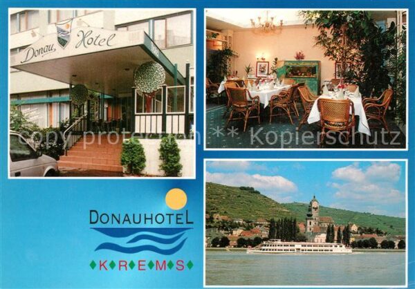Krems Donau Donauhotel Restaurant Donaudampfer Kirc