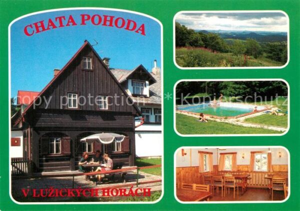 Krompach Okres Ceska Lipa Liberec Chata Pohoda Luzickych Horach Landschaf