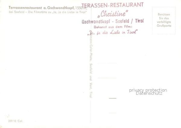 Seefeld Tirol Terrassen Restaurant Christine am Gschw – Bild 2