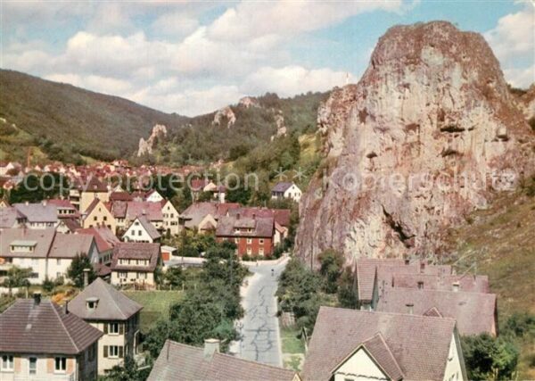 Blaubeuren Klötzle Blei Felsen Schwäbische Alb