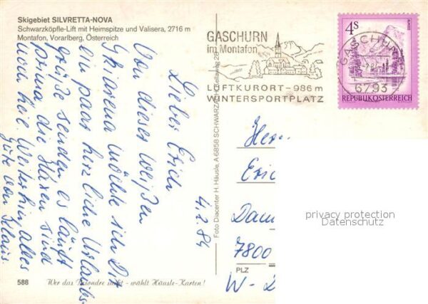 Gaschurn Vorarlberg Skigebiet Silvretta Nova – Bild 2
