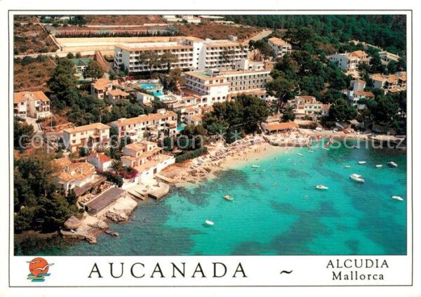 Aucanada Alcudia Hotels Badestrand Fliegeraufnahme
