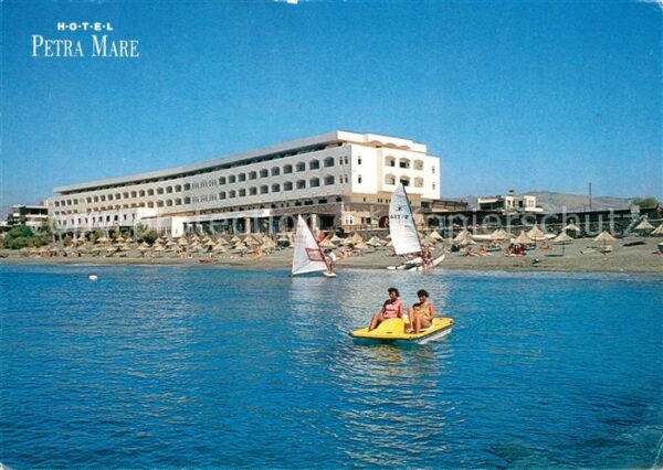 Ierapetra Kreta Hotel Petra Mare Ansicht vom Meer aus