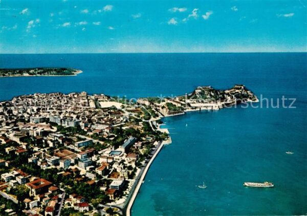 Korfu Corfu Fliegeraufnahme