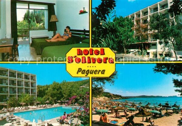 Paguera Mallorca Islas Baleares Hotel s_Olivera Piscina Playa