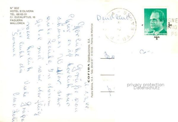 Paguera Mallorca Islas Baleares Hotel s_Olivera Piscina Playa – Bild 2