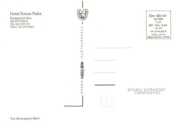 Praha Prahy Prague Hotel Forum Illustration – Bild 2
