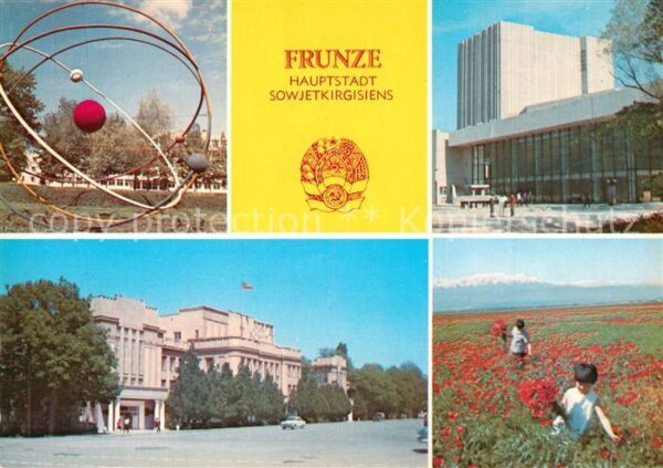 Frunse Frunza Frunze Bischkek Akademie Schauspielhaus Regierungsgebäu