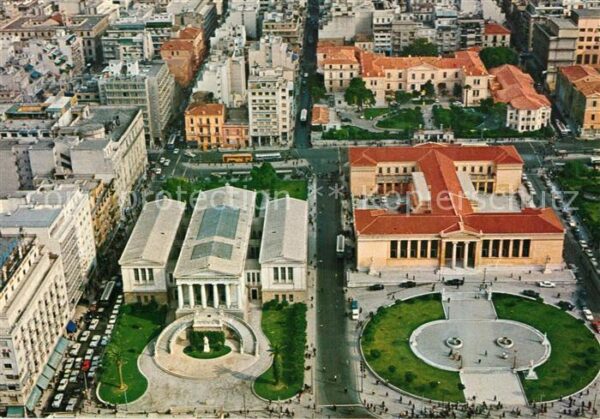 Athenes Athen Universität und Akademie Fliegeraufnahm