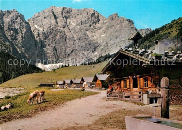 Eng Alm Almen Karwendelgebirge
